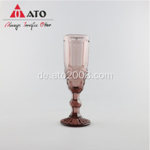 Hochzeit lila Champagner -Glas -Goblets